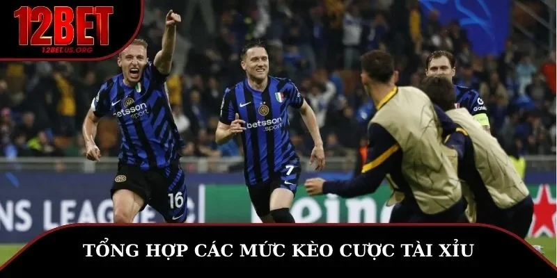 Tổng hợp các mức kèo cược tài xỉu